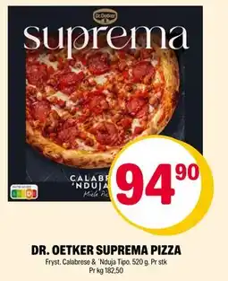 Coop Extra DR. OETKER SUPREMA PIZZA tilbud