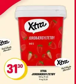 Coop Extra XTRA JORDBÆRSYLTETØY tilbud