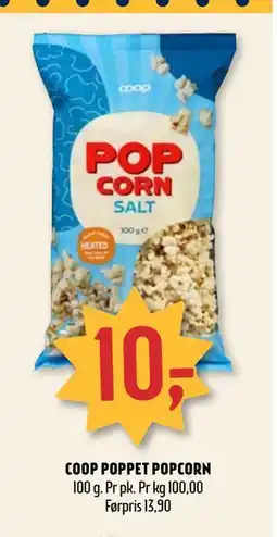 Coop Prix COOP POPPET POPCORN tilbud