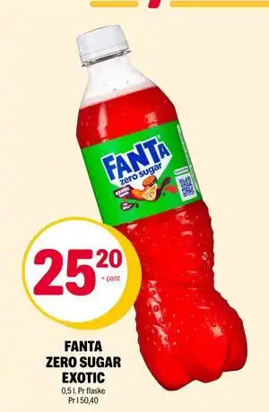 Coop Extra FANTA ZERO SUGAR EXOTIC tilbud