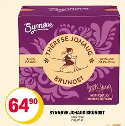 Coop Extra SYNNØVE JOHAUG BRUNOST tilbud