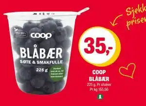 Coop Extra COOP BLÅBÆR tilbud