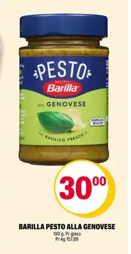 Coop Extra BARILLA PESTO ALLA GENOVESE tilbud