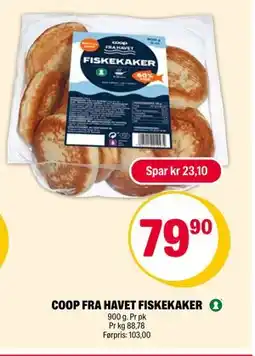 Coop Extra COOP FRA HAVET FISKEKAKER tilbud