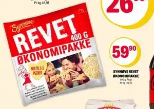 Coop Extra SYNNØVE REVET ØKONOMIPAKKE tilbud