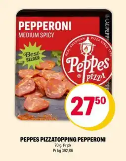 Coop Extra PEPPES PIZZATOPPING PEPPERONI tilbud