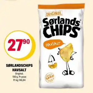 Coop Extra SØRLANDSCHIPS HAVSALT tilbud