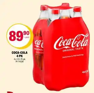 Coop Extra COCA-COLA 4 PK tilbud