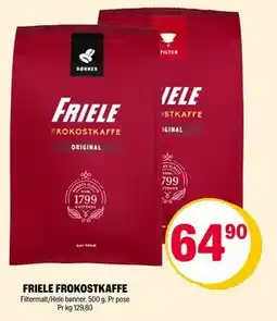 Coop Extra FRIELE FROKOSTKAFFE tilbud