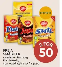 Coop Mega FREIA SMÅBITER tilbud