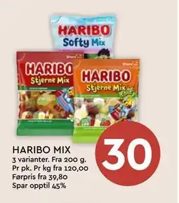 Coop Mega HARIBO MIX tilbud