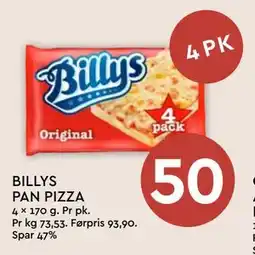 Coop Mega BILLYS PAN PIZZA tilbud