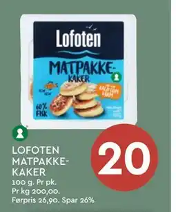 Coop Mega LOFOTEN MATPAKKEKAKER tilbud