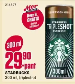 Europris Starbucks tilbud