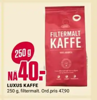 Europris Luxus kaffe tilbud