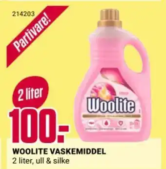 Europris Woolite vaskemiddel tilbud