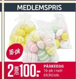 Europris PÅSKEEGG tilbud