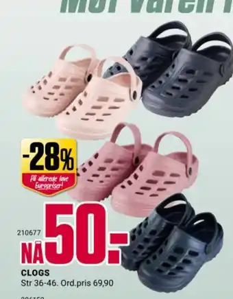 Europris Clogs tilbud