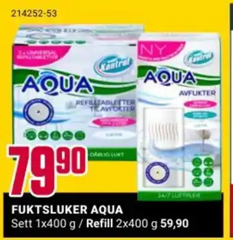 Europris Fuktsluker aqua tilbud