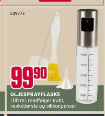 Europris Oljesprayflaske tilbud