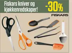 Europris Fiskars kniver og kjøkkenredskaper! tilbud