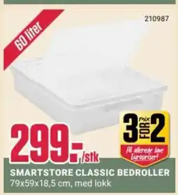 Europris SMARTSTORE CLASSIC BEDROLLER tilbud