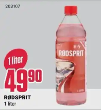 Europris Rødsprit 1 liter tilbud