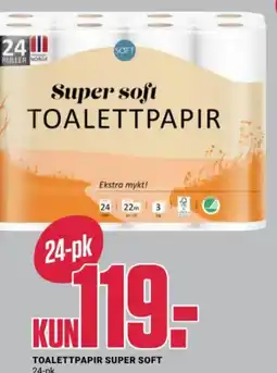 Europris Toalettpapir super soft tilbud