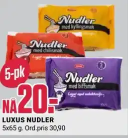 Europris LUXUS NUDLER tilbud