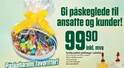 Europris Ferdig pakket påskeegg i cellofan tilbud