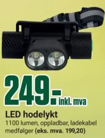 Europris LED hodelykt tilbud