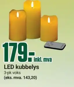 Europris LED kubbelys tilbud