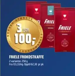 Coop Obs Friele frokostkaffe tilbud