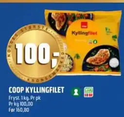 Coop Obs Coop kyllingfilet tilbud