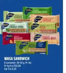 Coop Obs WASA SANDWICH tilbud