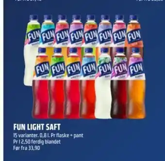 Coop Obs Fun light saft tilbud