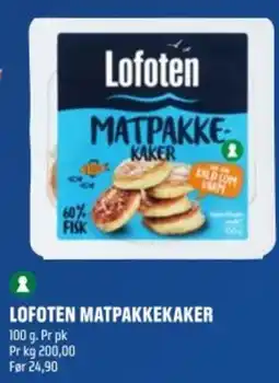 Coop Obs Lofoten matpakkekaker tilbud