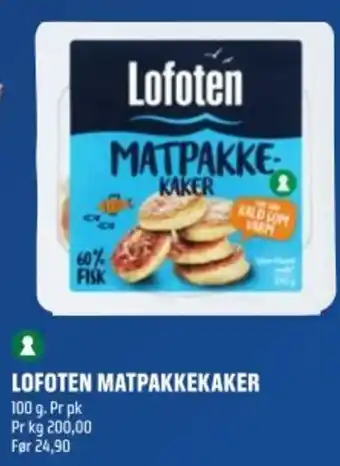 Coop Obs Lofoten matpakkekaker tilbud