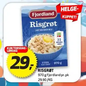 Bunnpris RISGRØT tilbud