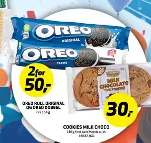 Bunnpris OREO RULL ORIGINAL OG OREO DOBBEL tilbud