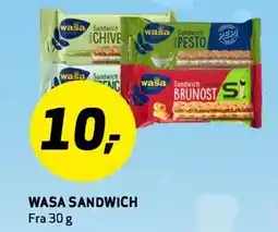 Bunnpris WASA SANDWICH tilbud