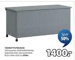 JYSK YDERUP PUTEKASSE tilbud