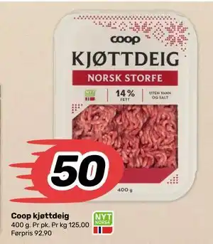 Matkroken Coop kjøttdeig tilbud