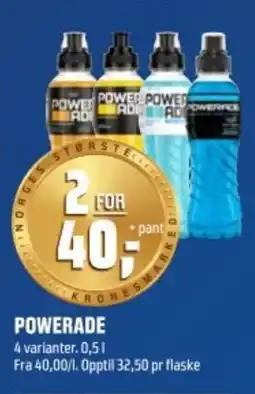 Coop Obs Powerade tilbud