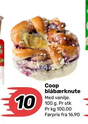 Matkroken Coop blåbærknute tilbud