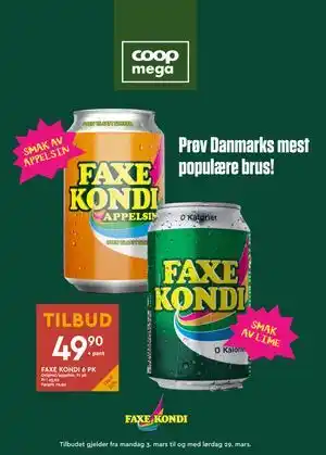 Coop Mega FAXE KONDI 6 PK tilbud