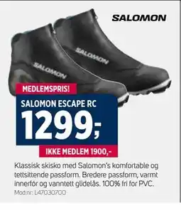 Sport 1 SALOMON ESCAPE RC tilbud