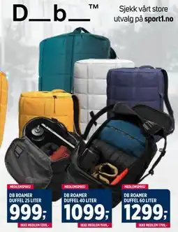 Sport 1 DB ROAMER DUFFEL 60 LITER tilbud