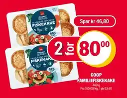 Coop Extra COOP FAMILIEFISKEKAKE tilbud