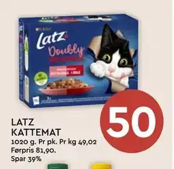 Coop Mega LATZ KATTEMAT tilbud